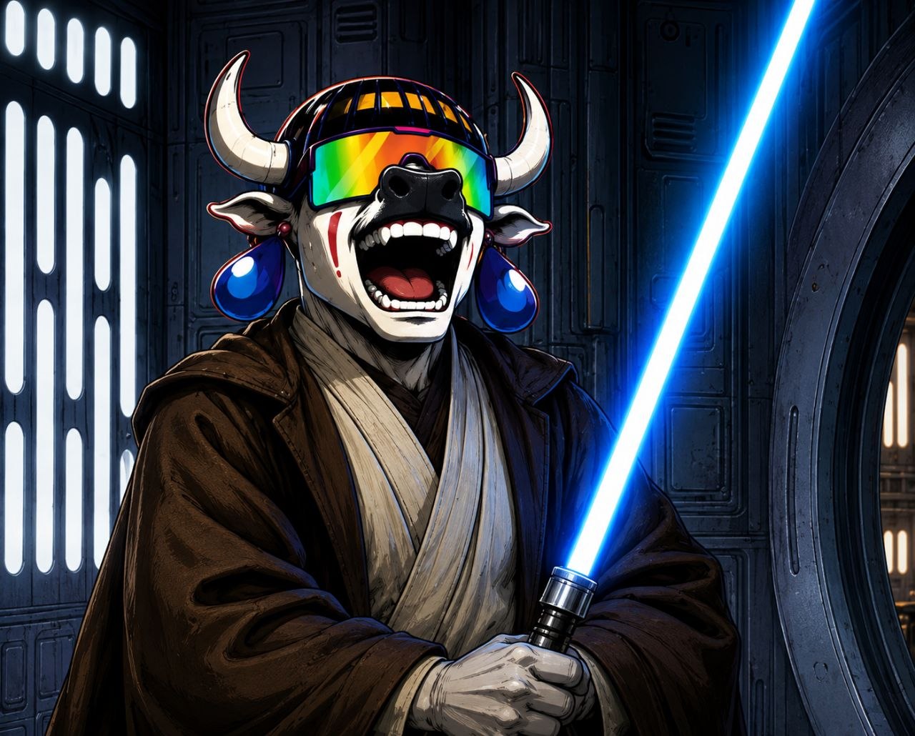 The bull as a jedi